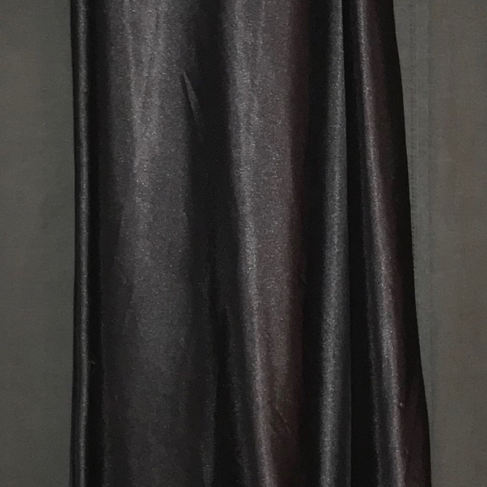 Black silk or satin Night Dress.
